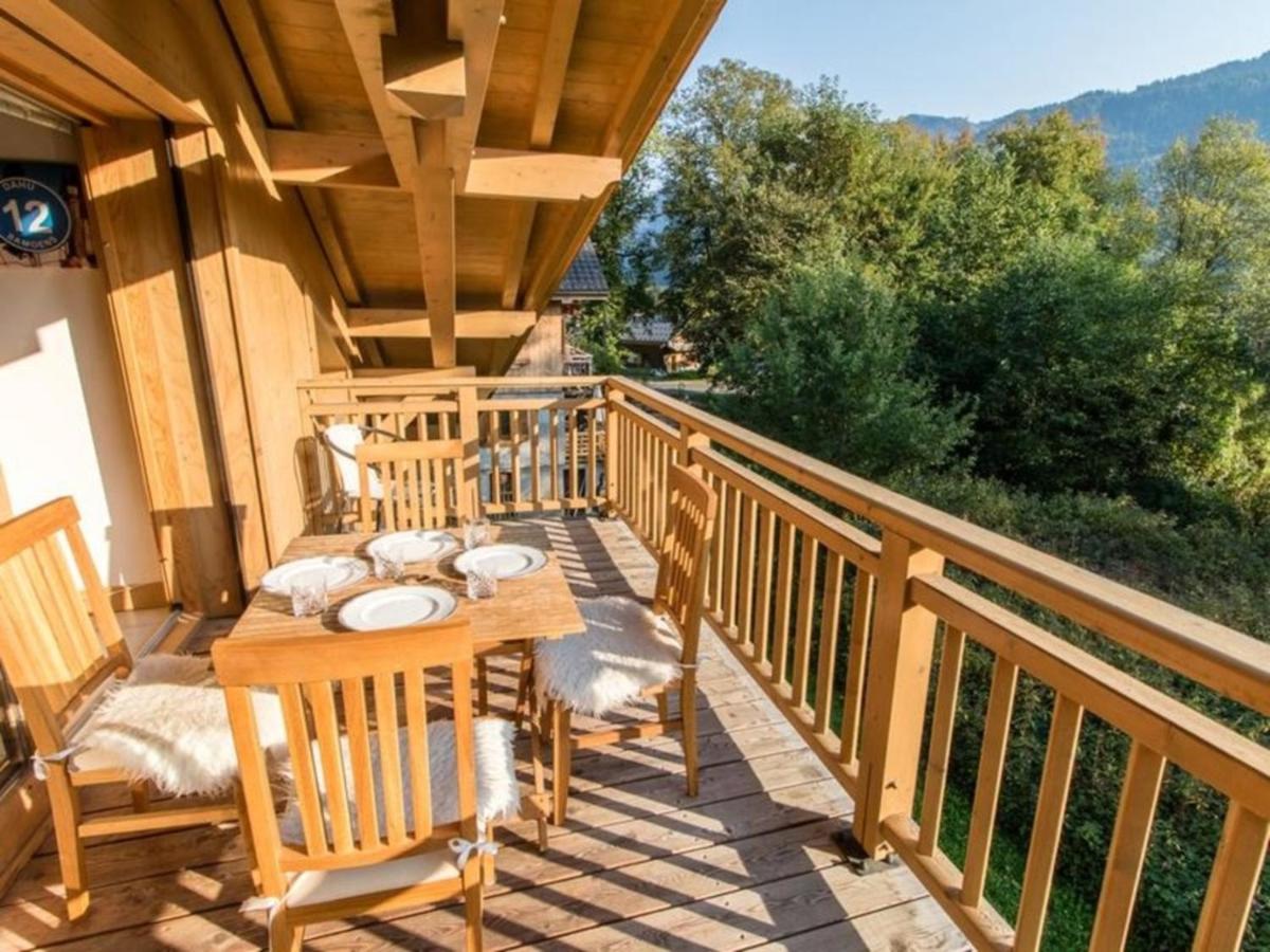 Modern 3 Bed Penthouse Apartment, Balcony & Garage, Close To Village & Ski Bus Samoens Exterior photo